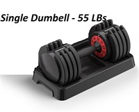 Adjustable Dumbbell 55LB Single Dumbbell