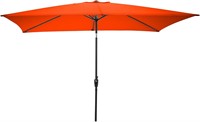 Pure Garden 50-LG1280 Orange Patio Umbrella.