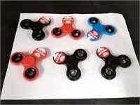 New Lot of 6 Fidget Spinners