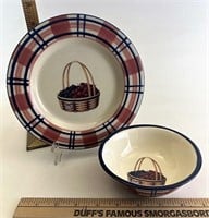 Exclusive for Longaberger Buckeye stoneware small