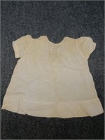 Antique infant dress, handsewn