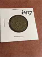 Vintage trade token coin. Bearden & LA Grone