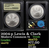 2004-p Lewis & Clark Modern Commem Dollar $1 Grade