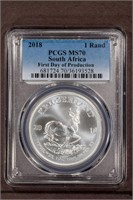 2018 Kruggerand PCGS MS70