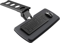 HUANUO Ergonomic Keyboard Tray Under Desk, Black