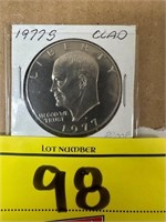 1977-S CLAD EISENHOWER DOLLAR