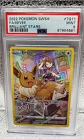 2022 Pokémon SWSH FA/Eevee Brilliant Stars PSA 9