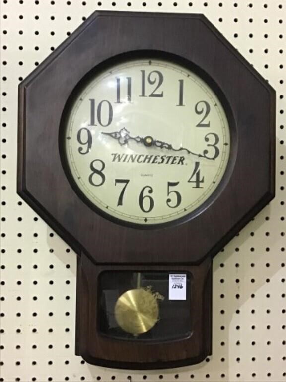 Contemp. Wall Hanging Winchester Clock