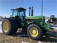 J.D. 4955 MFWD Tractor, CHA, PS,