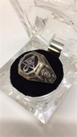 Sterling Silver Egyptian Revival Man's Ring