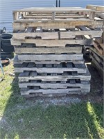 Stack Of Pallets-12 In All Various Sizes