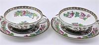 Coalport Indian Tree Bouillon Bowls