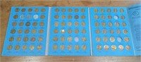 Album of vintage Lincoln Wheat and Memorial Cent