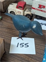 Vintage Wooden Bird Figurine