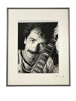 Carlos Santana Signed Print