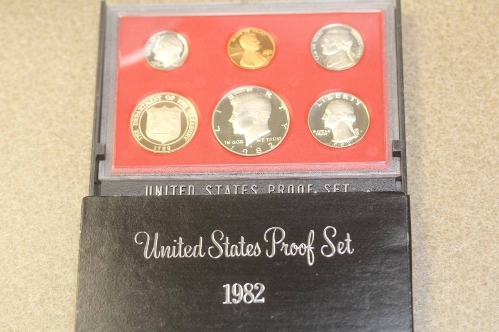 1982 US Proof Coin Set