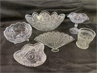 VTG Pressed Glass Bowls & More