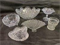 VTG Pressed Glass Bowls & More