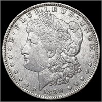 1890-O Morgan Silver Dollar NEARLY UNCIRCULATED