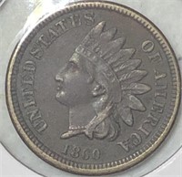 1860 Indian Cent VF
