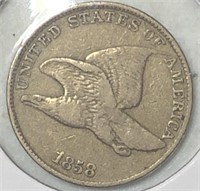 1858 Flying Eagle Cents