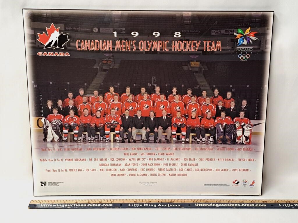 CANADIAN MENS OLYMPIC TEAM 1998