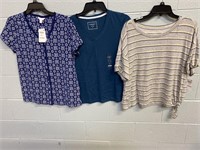 3 New Women's Tops