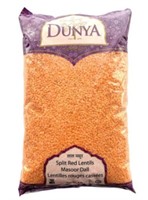Dunya Split Red Lentils, 8lb