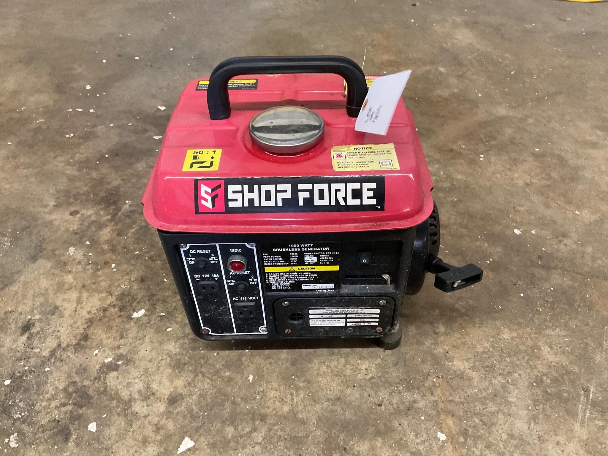 Shop Force 1000 Watt Generator