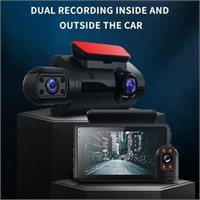 SM5712 Car Driving Recorder Dual Camera 150°