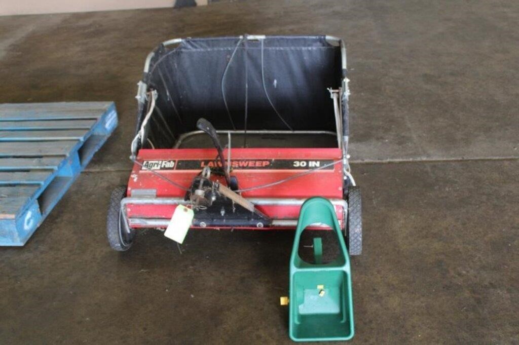 Agri Fab Lawn Sweeper 30" & Seed Spreader