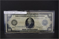 1914 $10 Federal Reserve Note