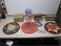Vintage Chinese Checkers Sets, Tins & More -