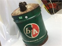 British American Oil Co.Can with spout 16"
