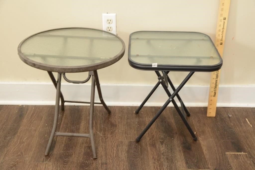 GLASS TOP TABLES