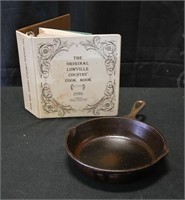 CAST IRON SKILLED FRYING PAN & LOWVILLE COOKBOOK