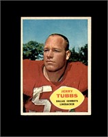 1960 Topps #38 Jerry Tubs EX to EX-MT+