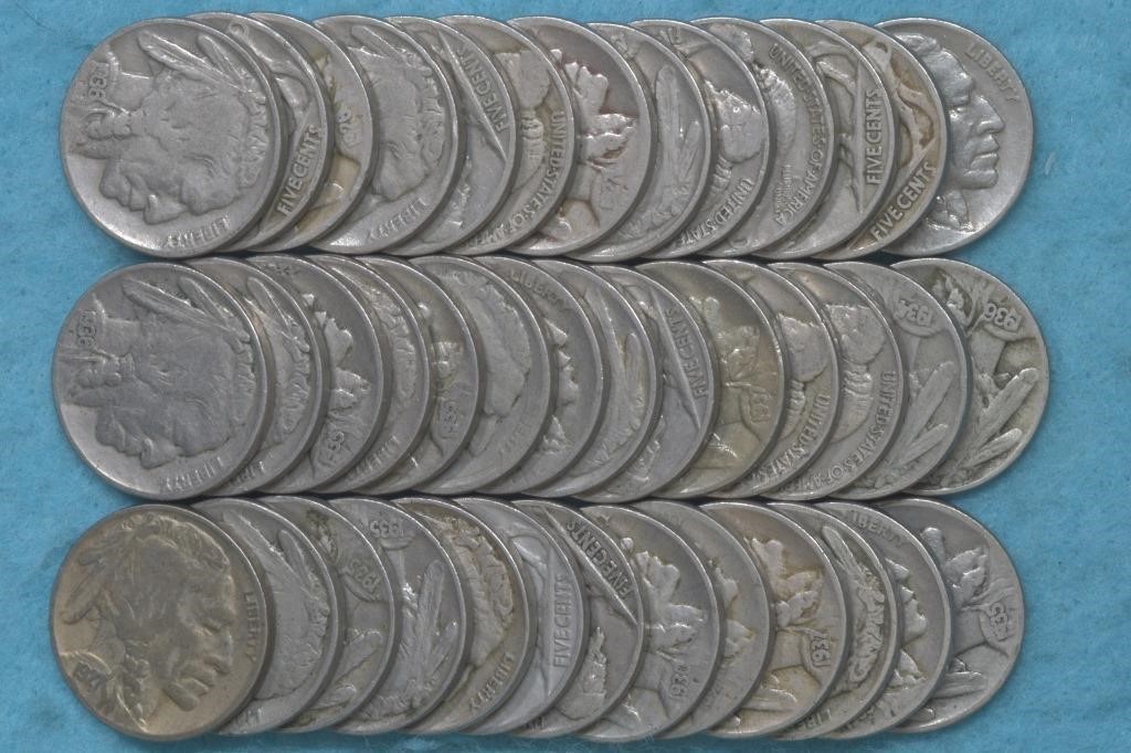 Roll of Buffalo Nickels