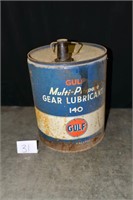 Vintage Gulf Multi Purpose Gear Lubricant 5