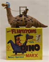 Marx Fred Flintstone On Dino Battery Operated