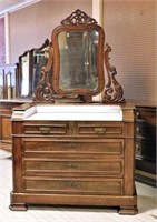 Louis Philippe Style Mahogany Dressing Chest.