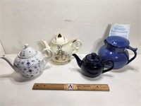 Tea Pots: Cupper Coffee Carafe, 50th Ann., etc..