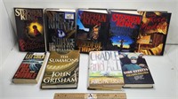 Books: Stephen King, James Patterson, Grisham,