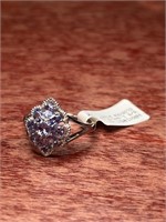 Tanzanite Purple Stone Sterling Silver .925 Ring