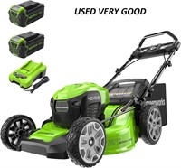Greenworks 40V 21" Lawn Mower - USED VERY GOOD