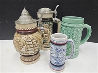 Lot of Steins +