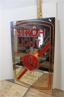 Stroh Light Beer Mirrored Advertisement