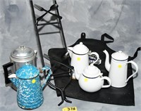 Assorted Tea and Coffee Pots