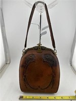 Vintage Justin Leather Goods handbag.