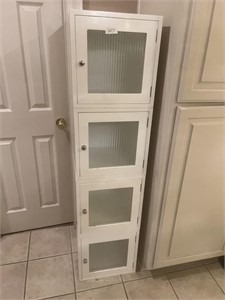 4 Glass Door Standing Storage Cabinet